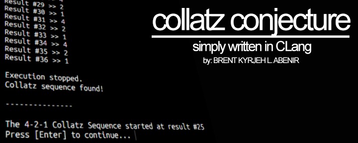 C-Based Collatz Conjecture Simulator