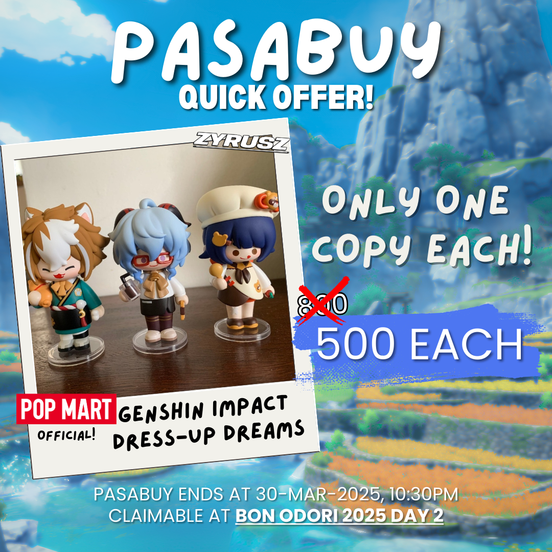 Genshin POPMART Figurine Pasabuy Sale Design